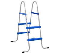 vidaXL Échelle pour piscine hors sol 84 cm acier/plastique