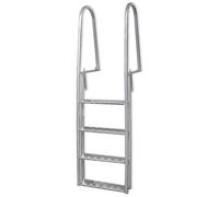 vidaXL Échelle de piscine/quai 4 marches Aluminium 167 cm 91197