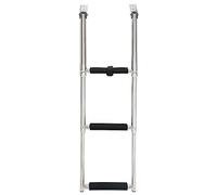 Échelle d'embarquement pliable 3 marches Acier inoxydable