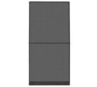 Vidaxl Écran Anti-Insectes À Charnière Anthracite Et Noir 120 X 240 Cm