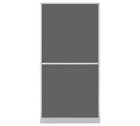 Vidaxl Écran Anti-Insectes À Charnière Blanc Et Noir 120 X 240 Cm