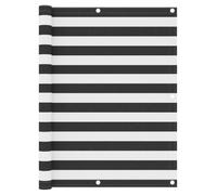 vidaXL Écran de balcon Tissu Oxford 120x300 cm Anthracite et blanc