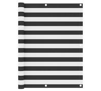 Vidaxl Écran De Balcon Anthracite Et Blanc 120x500 Cm Tissu Oxford Blanc