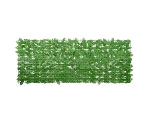 vidaXL Écran de Balcon avec Feuilles Vert 200x75 cm