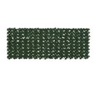 vidaXL Écran de balcon avec feuilles Vert foncé 200 x 75 cm