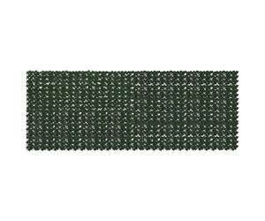 vidaXL Écran de balcon avec feuilles Vert foncé 400 x 150 cm