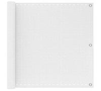 vidaXL Écran de balcon Blanc 90 x 700 cm HDPE et Aluminium 4002888