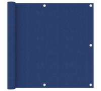 vidaXL Ecran de Balcon Brise-Vue Brise-Vent de Jardin Ecran de Protection Ecran d'Intimité Confidentialité Extérieur Bleu 90x600 cm Tissu Oxford