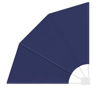 vidaXL Écran de Balcon Bleu Marine, résistant aux UV. Design Pliable, 115 x 115 cm. Cadre en Acier avec revêtement en Poudre. Réglage à la Mano. Surface Opaque en Polyester, Parfait pour l'extérieur