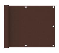 Vidaxl Écran De Balcon Marron 75x600 Cm Tissu Oxford Marron