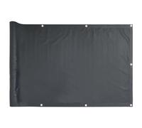 vidaXL Ecran de Balcon Brise-Vue Brise-Vent de Jardin Ecran de Protection Ecran d'Intimité Extérieur Imperméable Anthracite 120x600 cm Tissu Oxford