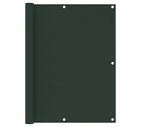 vidaXL Brise-vue pour balcon 120x400 cm tissu Oxford vert foncé 135005