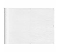 vidaXL Écran de balcon Brise-vue jardin 75x800 cm 100% polyester Oxford Blanc