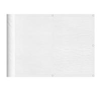 vidaXL Écran de Balcon, Brise-Vue de Jardin, Écran de Protection, Écran d'Intimité Terrasse Extérieur, Blanc 75x1000 cm 100% Polyester Oxford