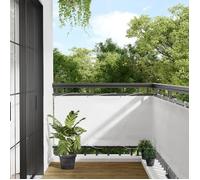 vidaXL Écran de balcon Brise-vue jardin 75x800 cm 100% polyester Oxford Blanc