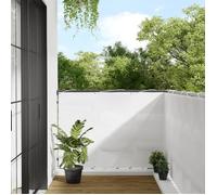 vidaXL Écran de balcon Brise-vue d'intimité 120x700 cm Blanc 100%