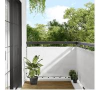 Écran de Balcon Brise-vue Intimité Protection Blanc 100% Polyester Oxford vidaXL