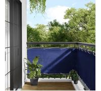 vidaXL Écran de Balcon, Brise-vue de Jardin, Écran de Protection, Écran d'Intimité Terrasse Extérieur, Bleu 75x800 cm 100% 4000278