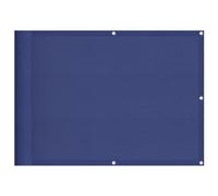 vidaXL Écran de Balcon, Brise-Vue de Jardin, Écran de Protection, Écran d'Intimité Terrasse Extérieur, Bleu 75x1000 cm 100% Polyester Oxford