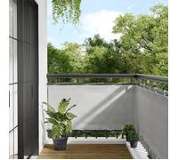 Ecran de Balcon, Brise-vue de Jardin, Ecran de Protection, Ecran d'Intimité Terrasse Extérieur, Gris Clair 75x300 cm 4000000