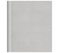 vidaXL Écran de balcon Brise-vue jardin 120x800 cm Gris clair 100% polyester Oxford