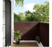 vidaXL Écran de balcon Brise-vue 120x700 cm Marron 100% polyester Oxford