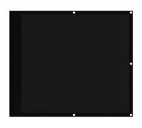 vidaXL Écran de Balcon, Brise-Vue de Jardin, Écran de Protection, Écran d'Intimité Terrasse Extérieur, Noir 90x800 cm 100% Polyester Oxford