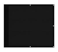 vidaXL Écran de Balcon, Brise-Vue de Jardin, Écran de Protection, Écran d'Intimité Terrasse Extérieur, Noir 90x700 cm 100% Polyester Oxford