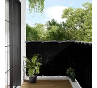 vidaXL Écran de Balcon, Brise-Vue de Jardin, Écran de Protection, Écran d'Intimité Terrasse Extérieur, Noir 120x1000 cm 100% Polyester Oxford