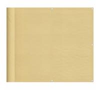 vidaXL Écran de Balcon, Brise-Vue de Jardin, Écran de Protection, Écran d'Intimité Terrasse Extérieur, Sable 90x400 cm 100% Polyester Oxford