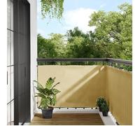vidaXL Écran de balcon 90 x 300 cm 100% polyester Oxford Sable