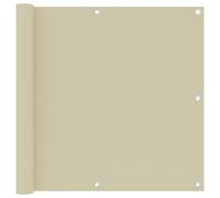 vidaXL Balkonscherm 90x500 cm oxford stof crÃme134954