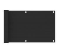 Vidaxl Écran De Balcon En Pehd 75x500 Cm Anthracite