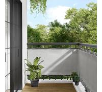 Vidaxl Écran De Balcon Gris Clair 75x500 Cm 100% Polyester Oxford