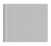 vidaXL Écran de Balcon Gris Clair 90x600 cm 100% Polyester Oxford