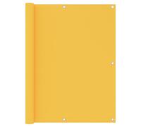 Vidaxl Écran De Balcon Jaune 120x300 Cm Tissu Oxford Jaune