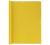vidaXL Balkonscherm 120x600 cm HDPE geel311003