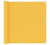 Vidaxl Écran De Balcon Jaune 90x500 Cm Tissu Oxford Jaune
