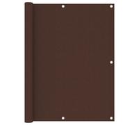 vidaXL Balkonscherm 120x500 cm oxford stof bruin135078 Marron G