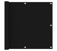 vidaXL Balkonscherm 90x500 cm oxford stof zwart135062 Noir G