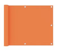 vidaXL Balkonscherm 75x500 cm oxford stof oranje135046 Orange G