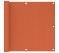 Vidaxl Écran De Balcon Orange 90x500 Cm Pehd Orange