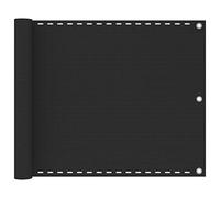 Balkonscherm HDPE 75x400 cm antraciet42312