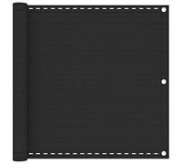vidaXL Écran de Balcon PEHD 90x400 cm Anthracite Brise-Vue Brise Vent Ombre