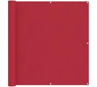 vidaXL Écran de Balcon Rouge 110 x 300 cm Tissu Oxford, Écran de Balcon Moderne, résistant aux UV, imperméable, Solution d'ombre Robuste pour Jardin, terrasse, Patio