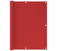 vidaXL Balkonscherm 120x400 cm HDPE rood311013
