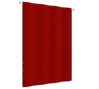 Vidaxl Écran De Balcon Rouge 160x240 Cm Tissu Oxford Rouge