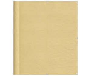 vidaXL Écran de Balcon Sable 120x400 cm 100% Polyester Oxford