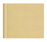 vidaXL Écran de Balcon Sable 90x500 cm 100% Polyester Oxford