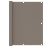 vidaXL Balkonscherm 120x300 cm oxford stof taupe134992 Taupe G